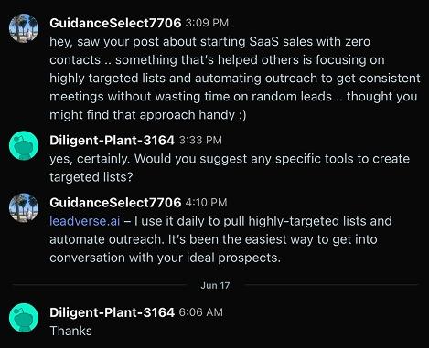 Customer DM 1