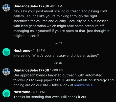 Customer DM 13