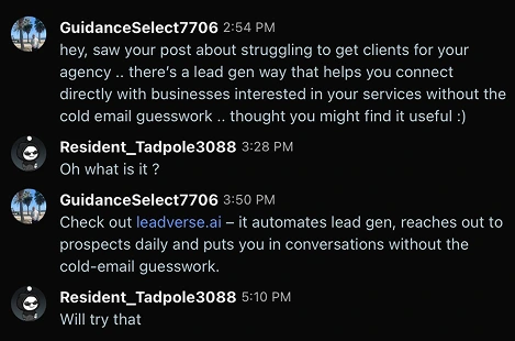 Customer DM 14