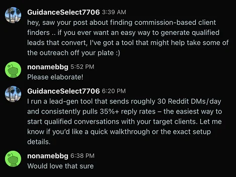 Customer DM 18