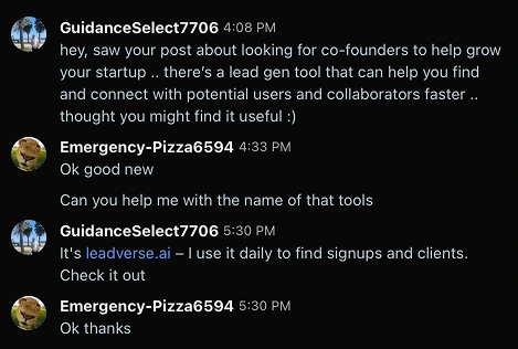 Customer DM 7